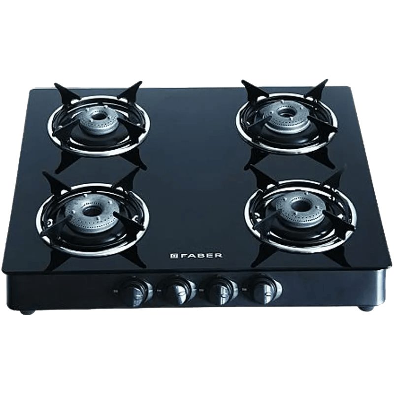 Buy Faber Super 4BB 4 Burners Gas Hob (Black) Online Croma